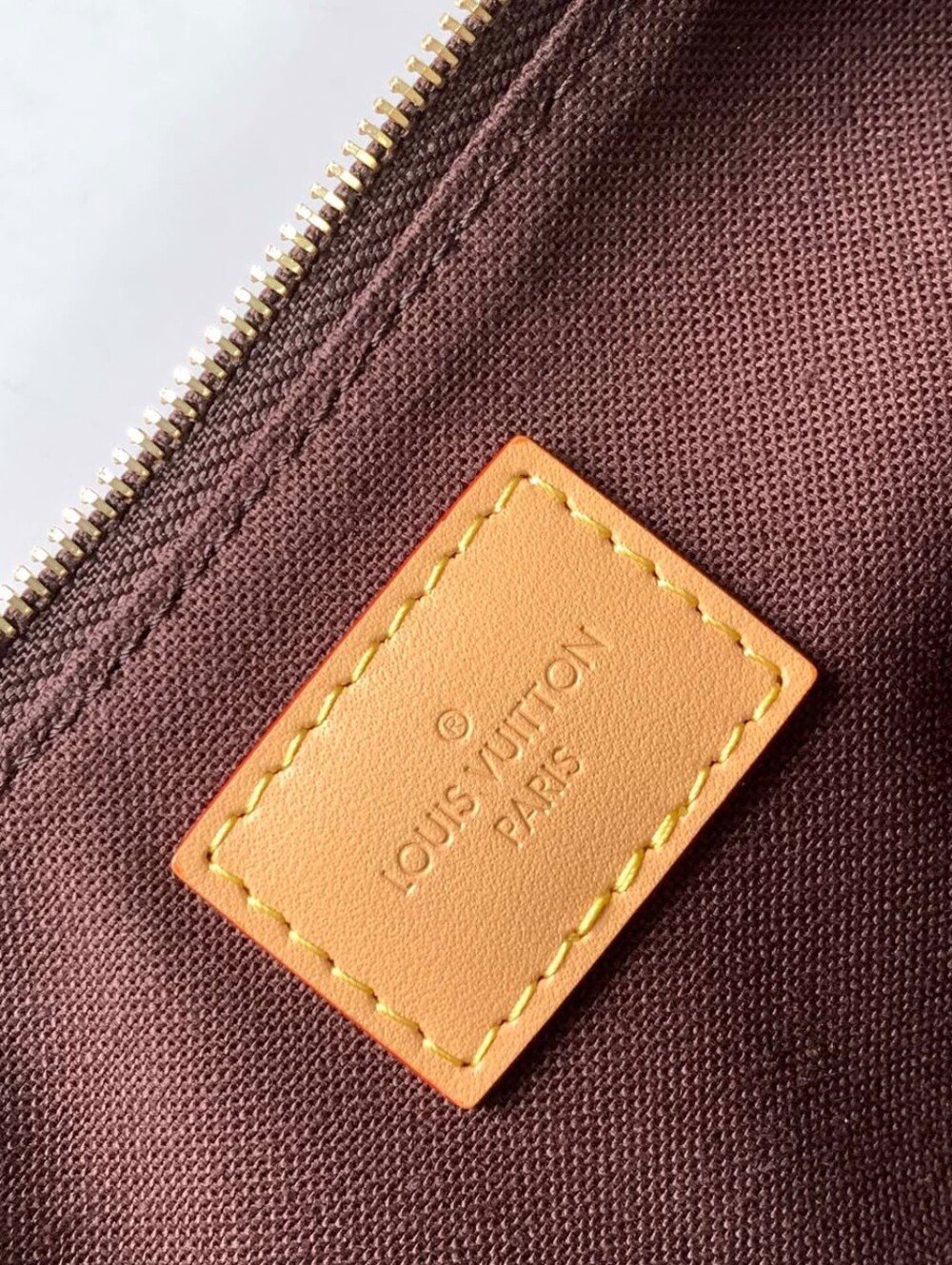 Louis Vuitton Brown Monogram Chain and Leather Shoulder Bag - Picture 4 of 12